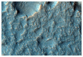 Patch of Relatively High Thermal Inertia Material in Terra Sirenum