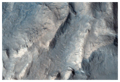 Eroded Layers in Northeast Gale Crater with Possible Sulfates