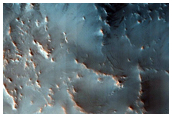 Central Uplift of an Impact Crater Near Coloe Fossae