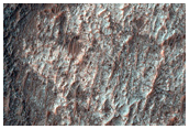 Crater Floor with Radial Ridge Pattern