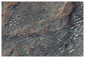 Ejecta Southeast of Kinkora Crater