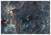 Terby Crater Surroundings