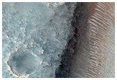 Possible Hydrated Layer on Scarp in Solis Planum