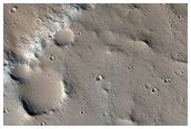 Fractured Lava Dome in Eastern Tharsis Region