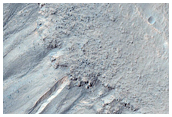 Gullied Crater Wall in Noachis Terra
