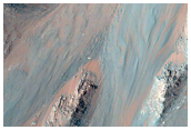 Ridge in Coprates Chasma