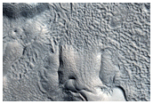 Ejecta Flow from Bacolor Crater