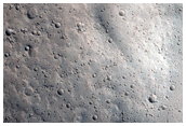 6 Kilometer Diameter Crater on Alba Patera