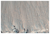 Northwestern Part of Asimov Crater Seen in MOC Image M11-00268