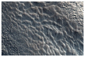 New Crater with Ice
