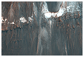 Mawrth Region Stratigraphy in Crater Wall