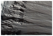 Unusual Crater Ejecta Blanket