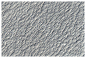 Contact between Lobate Debris Apron and Basement Terrain