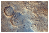 Il bastione pi lontano in un cratere di Chryse Planitia