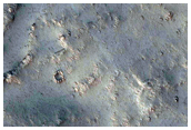 Fans at the Southern Base of Hecates Tholus