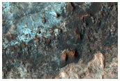 Clay Diversity on Cliff in Mawrth Vallis