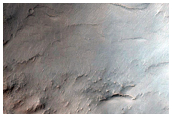 Material in Crater