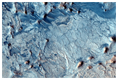 Layers with Iron-Magnesium Phyllosilicate on Crater Floor