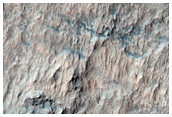 Well Exposed Deep Bedrock in Northern Hellas Basin
