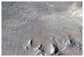 Well-Preserved 7-Kilometer Diameter Crater within Isidis Planitia