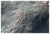 South Mid-Latitude Crater with Textured Floor