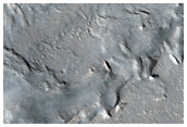 Crater in the Tempe Fossae Region