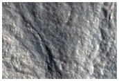 Crater in Utopia Planitia Region