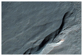 Gullied Crater Wall
