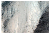 Section of Wall Rock on the South Rim of Coprates Chasma