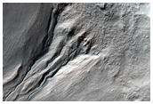 Gullied Crater Wall