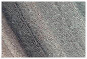 Exposure of North Polar Layered Deposits