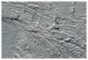 Northwest Hellas Planitia Landforms Near Beloha Crater