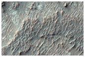 Crater Floor with Radial Ridge Pattern
