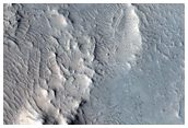Crater in Tempe Terra