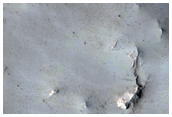 Crater in Tharsis Region