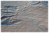 Complex Banded Terrain in Hellas Planitia