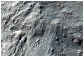Flows Southwest of Hale Crater