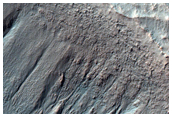 Gullied Crater Wall