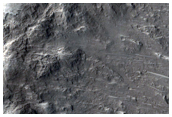 Central Peak of a Large Crater Near Mawrth Vallis