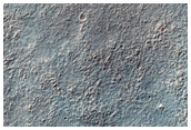 Area of Mesa-Forming Material in CTX Image