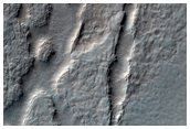 Impact Crater with Fractured Fill Material