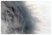 Fresh Crater on Alba Patera