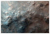 Crater with Central Uplift in Terra Sabaea