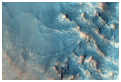 Central Uplift of Batos Crater