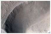 Stranded Lobe of Material with Associated Ridge on Valley Floor