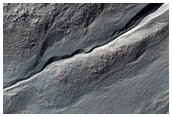 Gullied Crater Wall