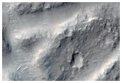 Cluster of Mesas in Lowland Immediately North of Gale Crater