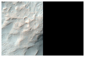 Crossing Wrinkle Ridges and Secondaries in Hesperia Planum