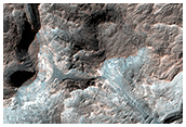 Stratigraphy of Potential Hydrothermal System in Cross Crater