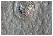 Mounds on Hrad Vallis Mudflow